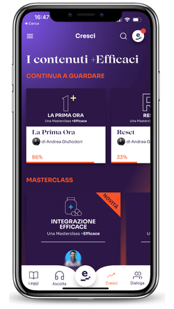 Scopri le masterclass